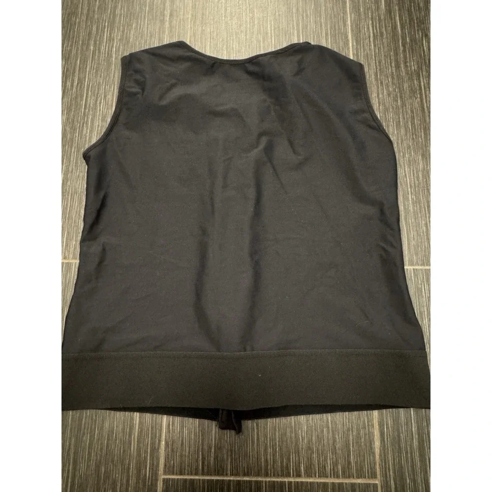 Marena Recovery Compression Vest Sz 3XL Black Zipper Adjustable Shoulder Surgery